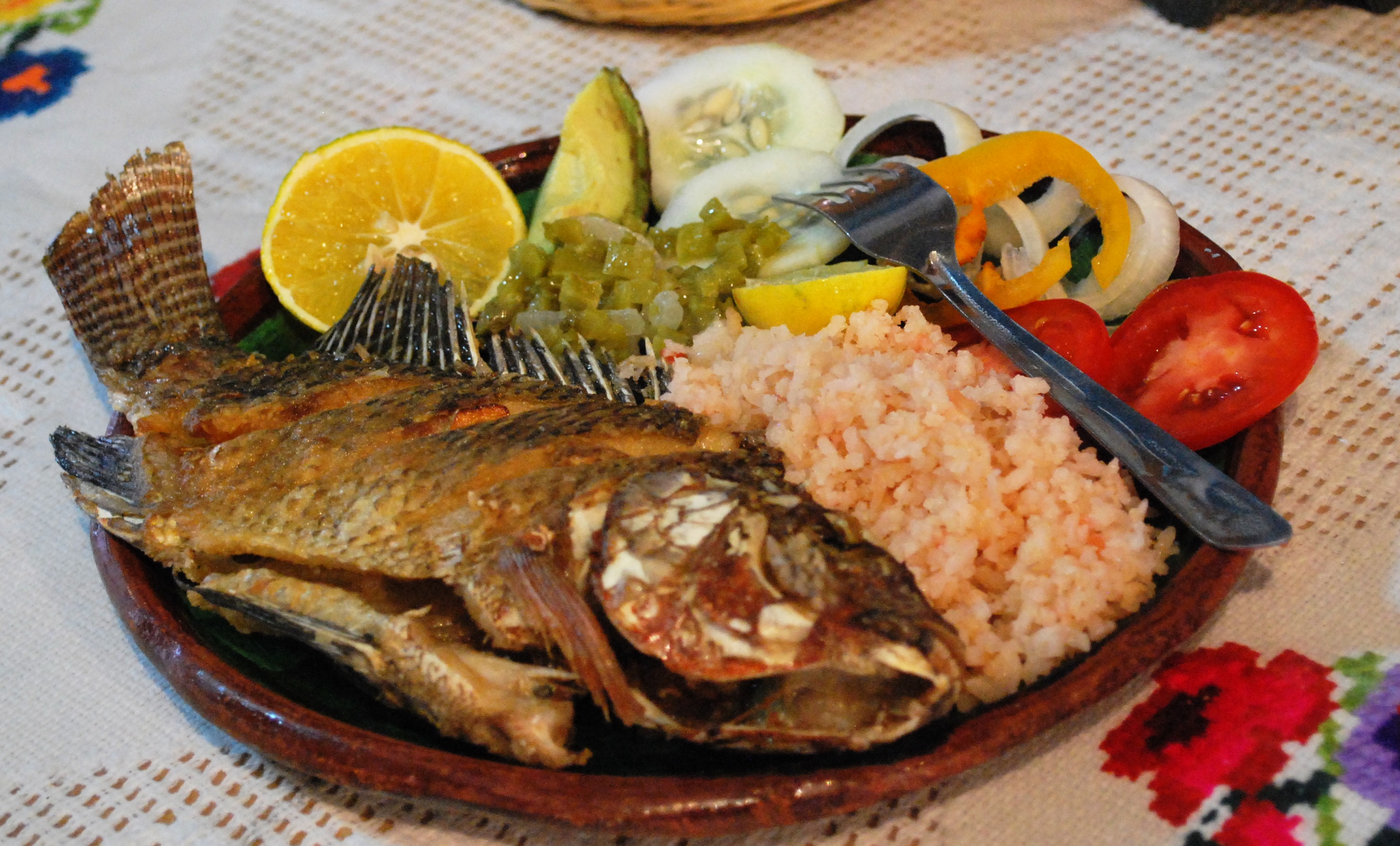 Mojarra a la talla